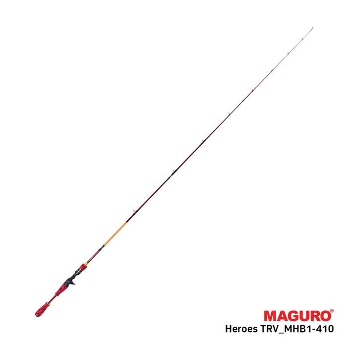 Joran MAGURO HEROES TRV Ring Fuji 4-10 4-12lbs 183 201cm Spinning BC Travel Rod ~ Indonesia