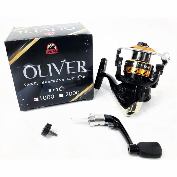 REEL SWAN OLIVER 1000-6000 SUDAH ONE WAY BONUS HANDLE MURAH