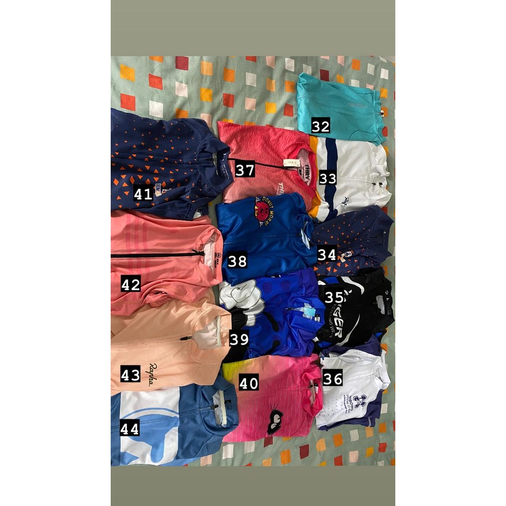 ( JH 18-43 ) JERSEY ROADBIKE PRELOVED 2ND SEPEDA