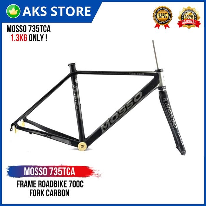 Frame Sepeda Balap Roadbike Carbon Mosso 735TCA Rim 700C U Brake