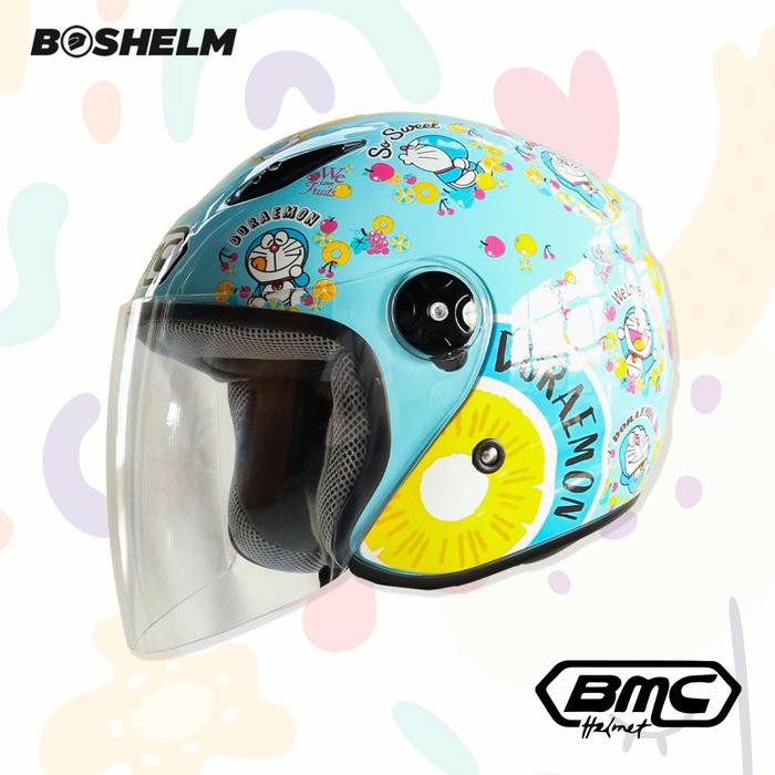 TERLARIS Helm Anak BMC MILAN MOTIF Helm Half Face Anak SNI