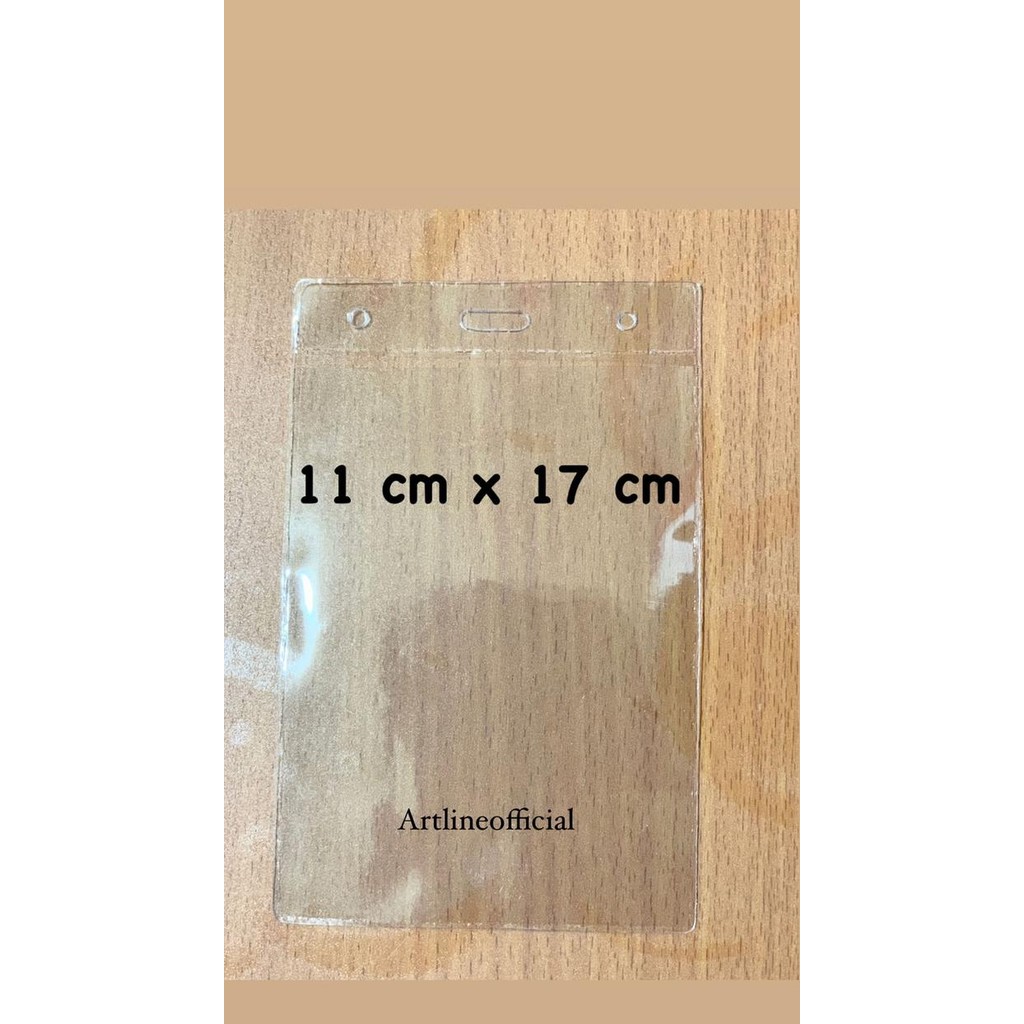 

Plastik Panitia ID ukuran 11x17 cm 1 pack isi 100 pcs