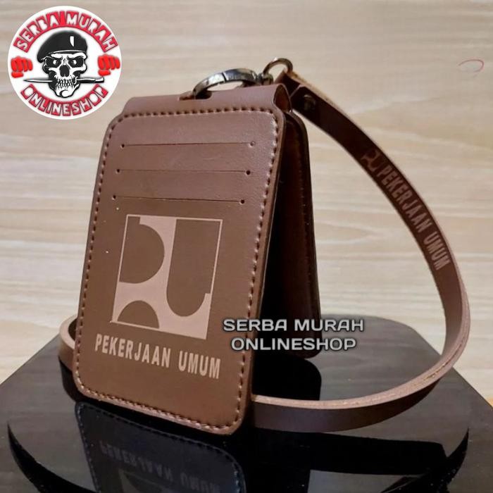 

ID Card Holder Tali Lanyard Name Tag Model Lipat Logo PUPR