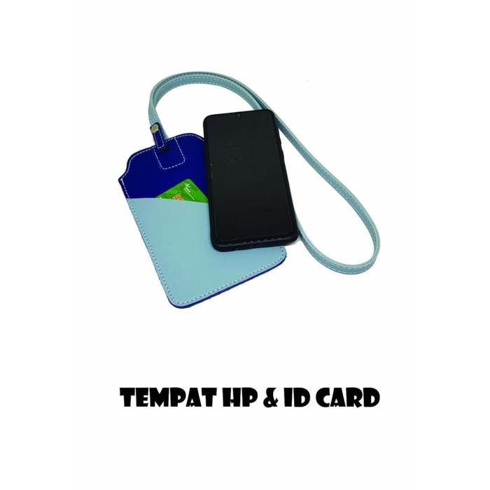 

Tempat Hand Phone/ Tempat ID Card Warna Biru