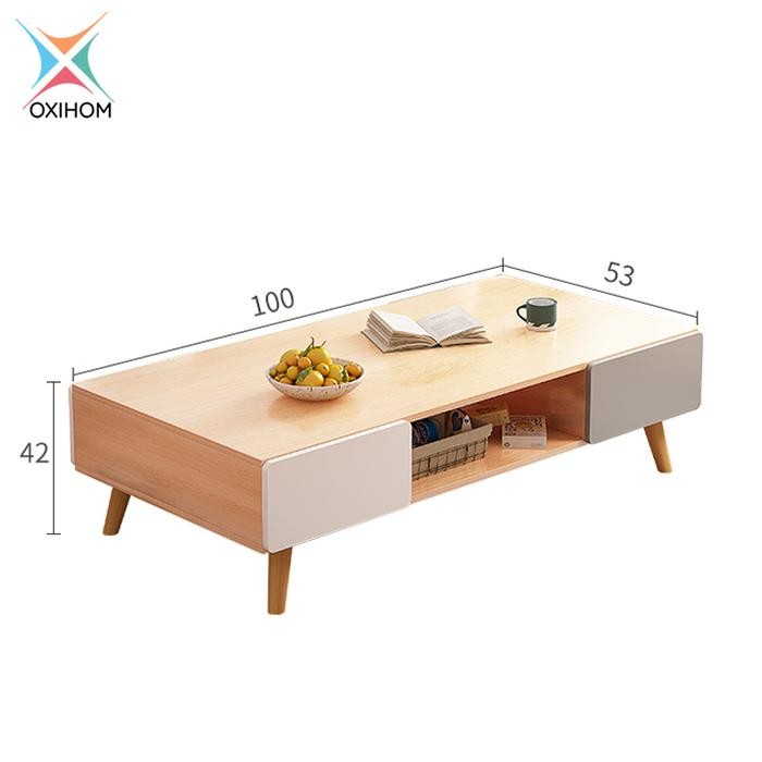 

Oxihom Meja Tamu Laci Meja Kopi Meja Ruang Tamu Meja Lesehan Kayu Besi Furniture Tv