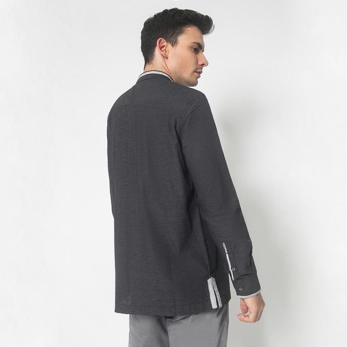 (Expert) LGS - Baju Koko Pria - Lengan Panjang - Hitam - CSH.286.S950K.275.C-L/S