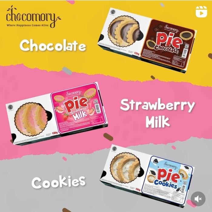 

OR6T Chocomory Pie Isi 5 Coklat Dan Cookies