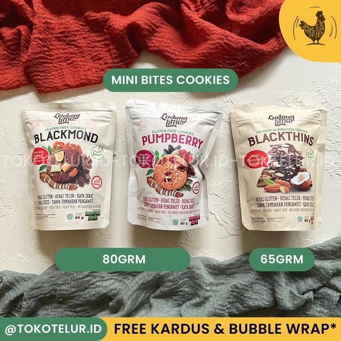 

OR6T Ladang Lima - Mini Bites Cookies Gluten Free Snack Healthy Cookies