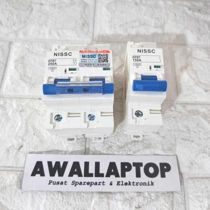 mcb NISSC mcb motor listrik mcb dc mcb transparan 40A 50A 63A 150A