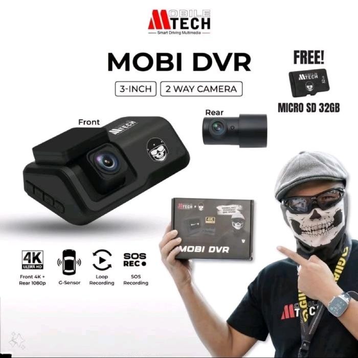 DASHCAM MTECH KAMERA MOBIL MOBI DVR X MOTOMOBI