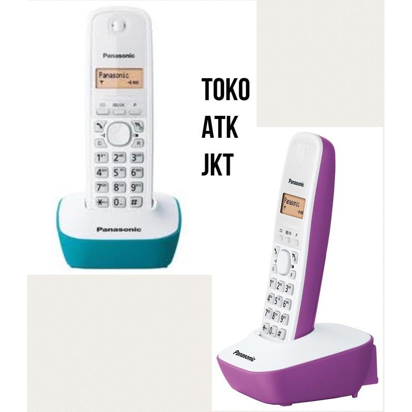 Hemat Telepon Cordless Telepon Rumah Black Hitam Telpon Wireless Tanpa Kabel Termurah