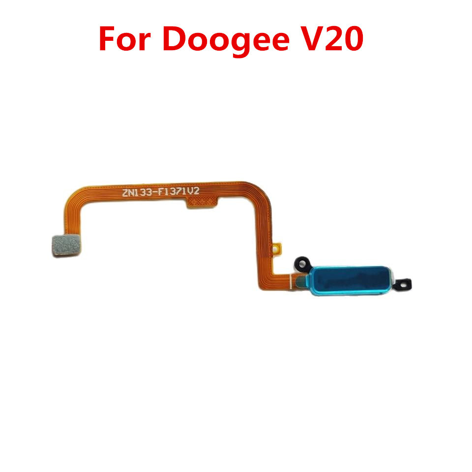 New Original For Doogee V20 6.43'' Cell Phone Fingerprint Modules Button Sensor Flex Cable For Dooge