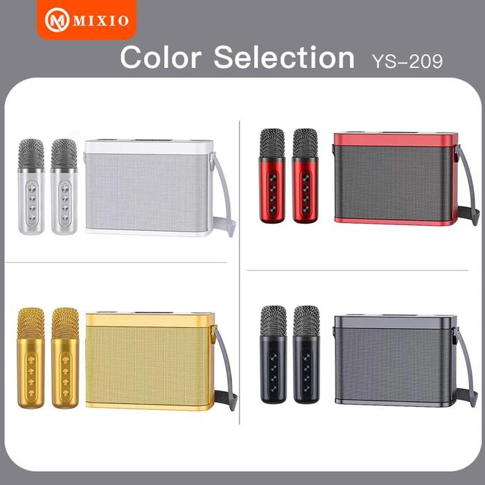 MIXIO YS-209 Portable Karaoke Speaker Bluetooth for Mobile Phone