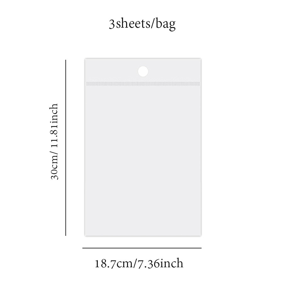 

Mr.Paper 3Pcs/bag Fun World 4.0 PET Stereoscopic Miniature Large Scenic Stickers Visual Stacking