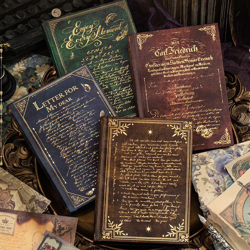 

192pages/bag INS Retro Colour Pages Writable Stamping Book Handbook Collage Material Paper