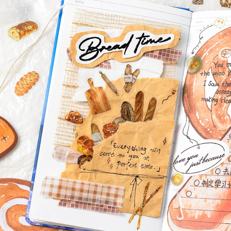 

1Style 24Pcs/bag Half Sweet Time Series PET Stickers DIY Creative Handbook Photo Frame