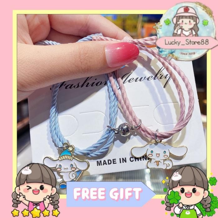 GR11 Gelang Tali Tangan Magnet Best Friends Couple Pasangan Persahabatan 2