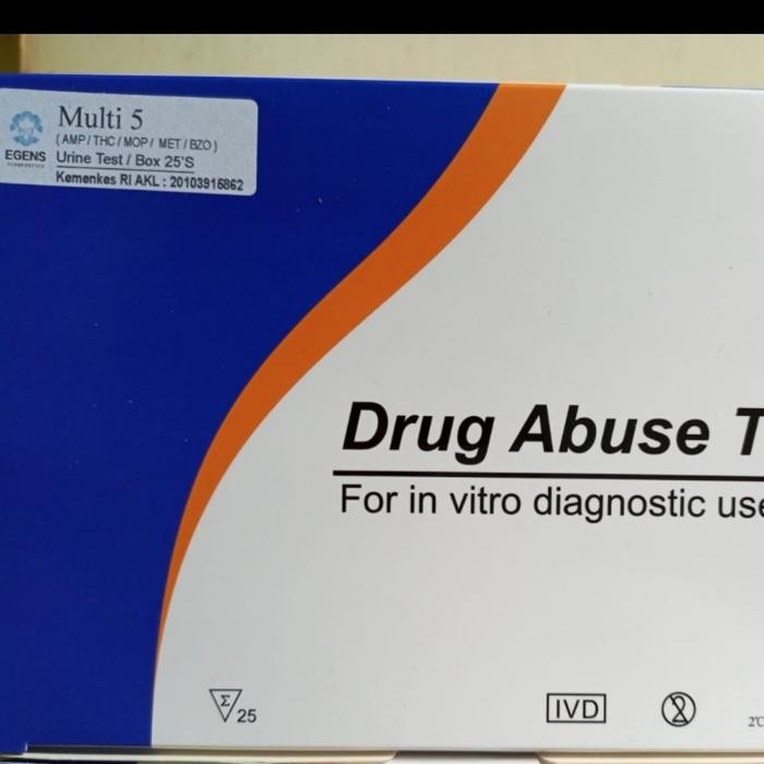 Drug Abuse Test multi 5 parameter merek egens eceran