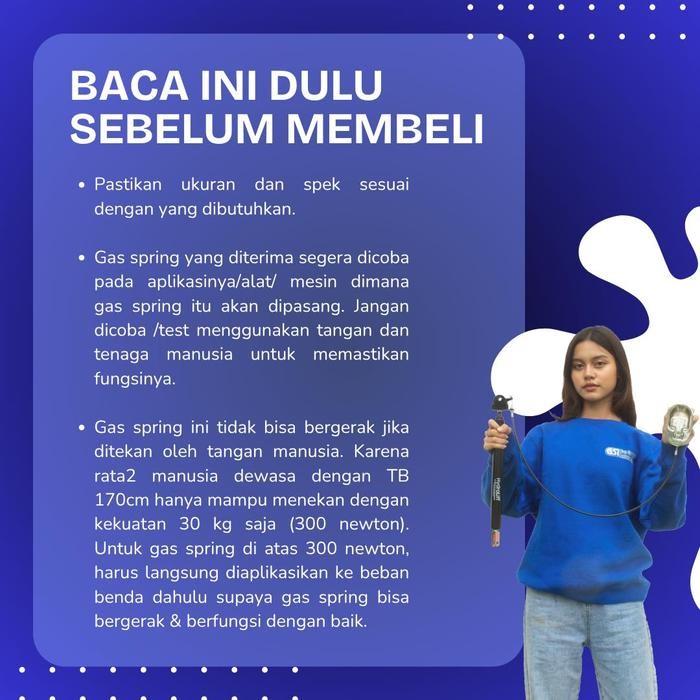 Jual Gas Spring Hidrolik 220 500 500