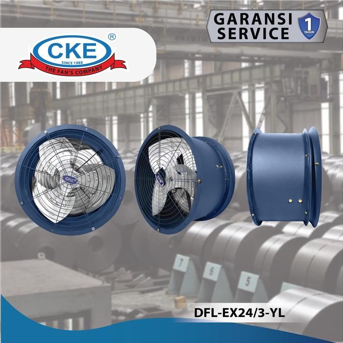 Drum Fan Extra Low Noise 24 In 380V Blower Tabung Axial Drum Fan