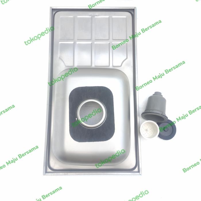 Toto - Bak Cuci Piring Stainless Wastafel Cuci Piring Sink Cuci Piring 75Cm