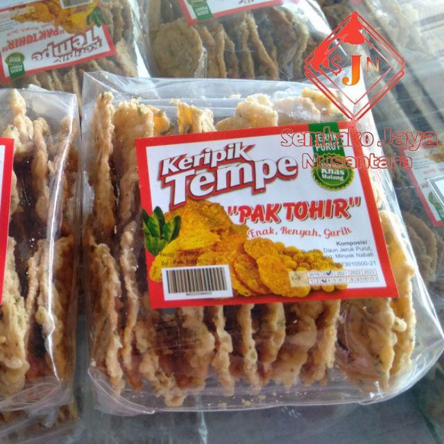 4ZMI Kripik Tempe Jeruk Purut Pak Tohir Khas Malang/Keripik Tempe Pak Tohir