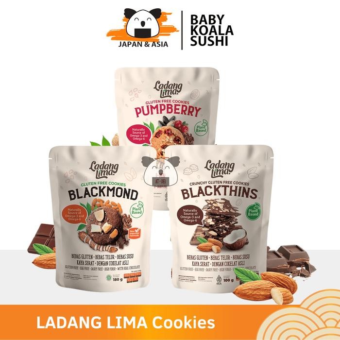 

4ZMI Ladang Lima Healthy Cookies 180 G Halal Blackthins Pumpberry