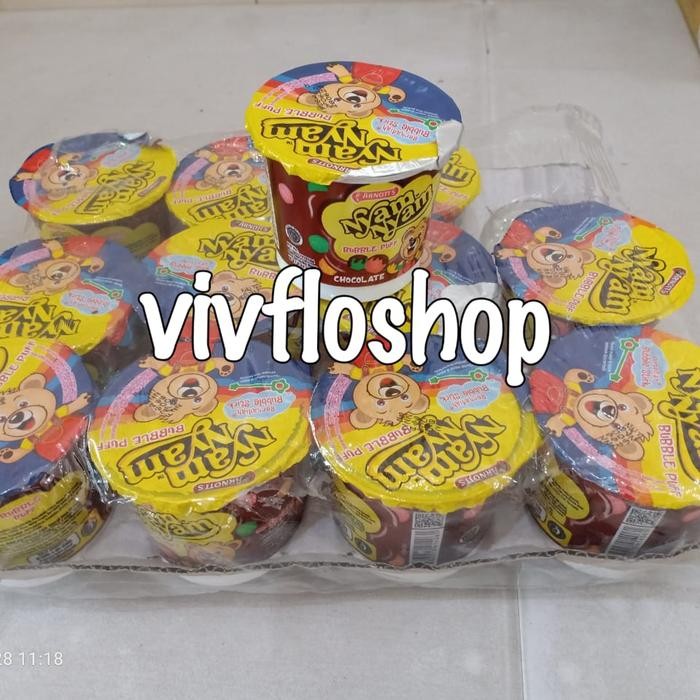 

4ZMI Nyam-Nyam Bubble Puff (Isi 12) Nyam Nyam Bubble Puff