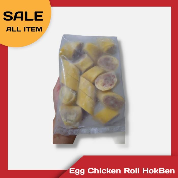 

4ZMI Egg Chicken Roll Otentik Ho*Ben / Bento Frozen Isi 15