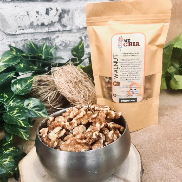 

4ZMI Roasted Walnut 250Gr (Panggang) Kacang Snack Natural