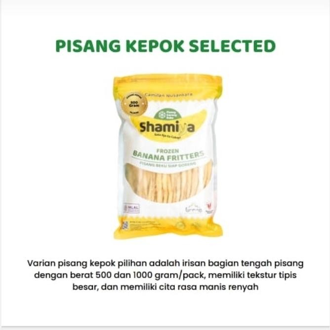 

4ZMI Pisang Shamiya Kepok Irisan Tengah