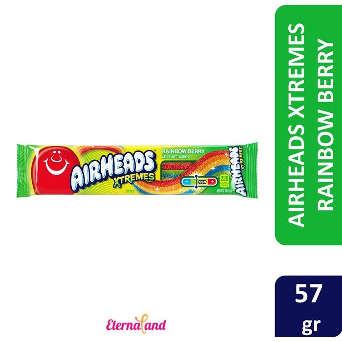 

ND2L Airhead Xtremes Rainbow Berry - Permen Asam Manis Impor Usa
