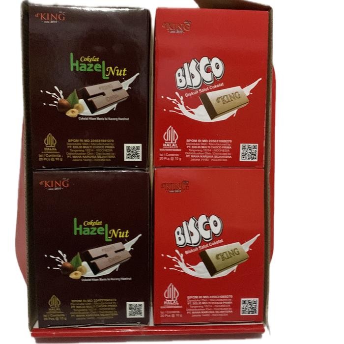 

ND2L Coklat DKing Habis ( 2 Pak Hazelnut & 2 Pak Bisco ) Chocolate Food Snack
