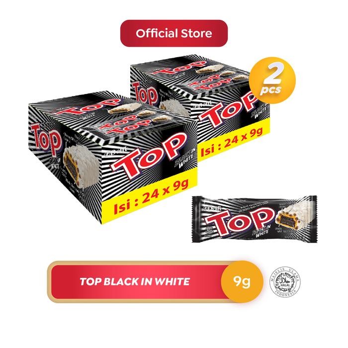 

ND2L Top Wafer Black In White 9 G - Isi 48 (2 Box)