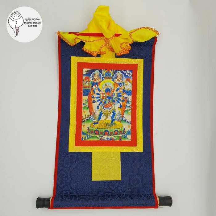 Lukisan Tibetan Print/ Thangka Ni Cakrasambara