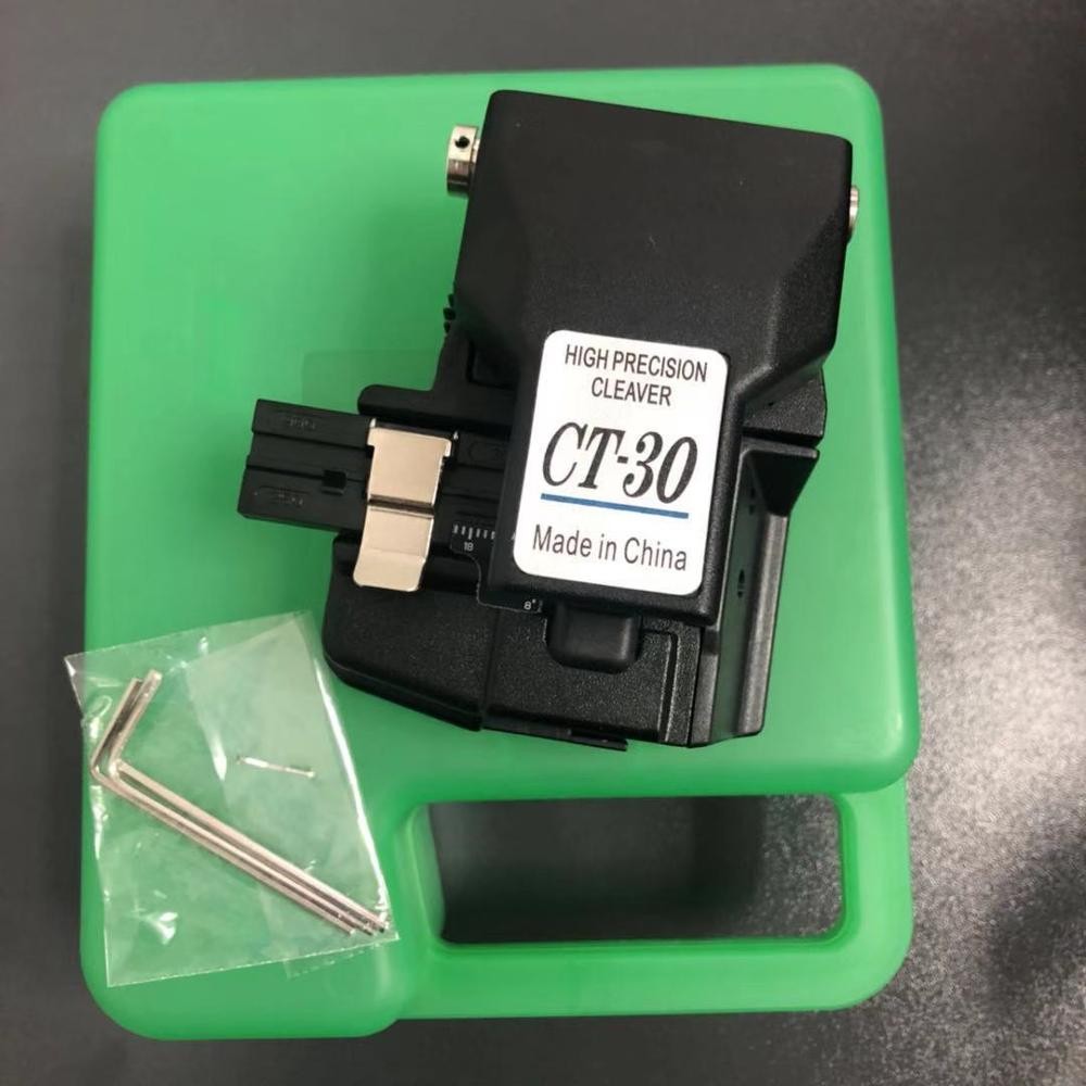Free Shipping Made in China Fiber cleaver CT-30 High Precision Cleaver with case Optical fiber cutti