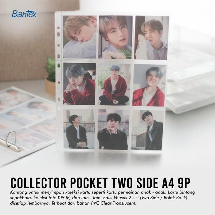 

ASLI Clear Sve Photocard Collector Pocket Two Side A4 9P #2155 08 READY STOCK