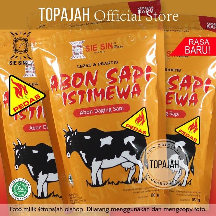 

IOI2 Abon Sapi Spesial Polos/Bawang Sie Sin 100Gr Halal