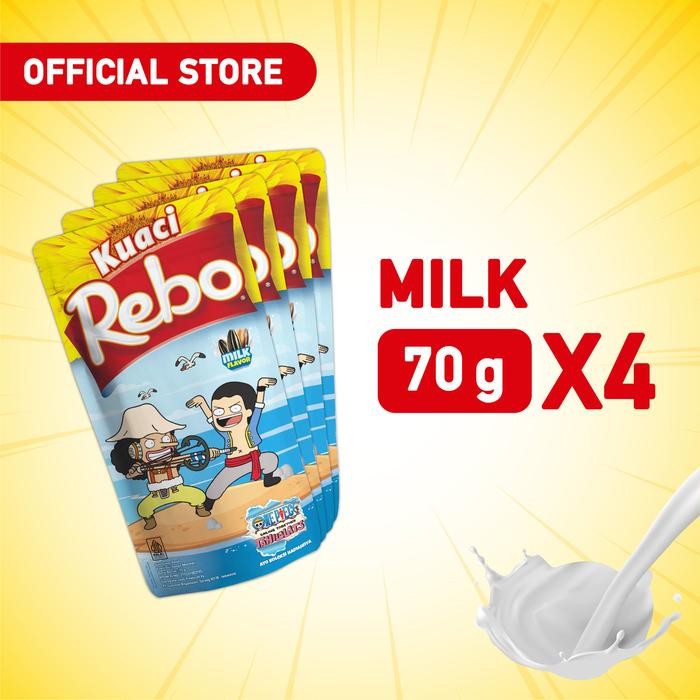 

IOI2 Rebo Kuaci Bundling 4 Pcs - Varian Rasa Milk 70 Gram