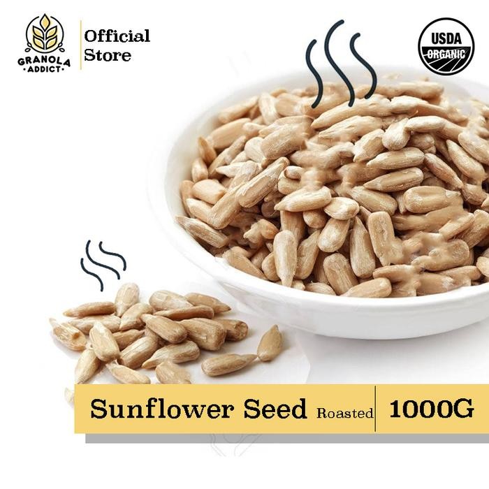 

IOI2 Roasted Sunflower Seed / Kuaci Kupas Panggang 1000G / 1Kg