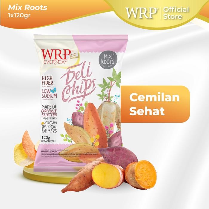 

IOI2 Wrp Delichips Mix Root Family Pack 120G - Camilan Sehat