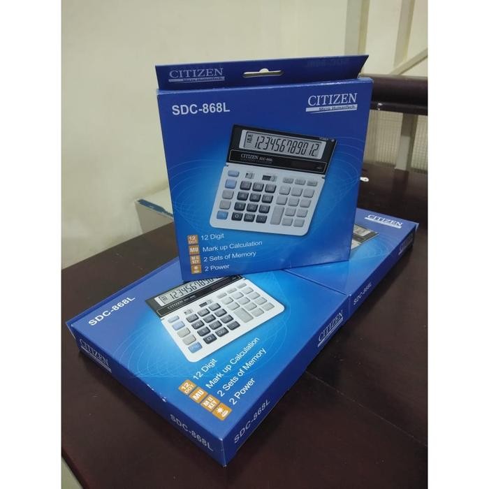 

KALKULATOR CITIZEN SCD-868L ORIGINAL