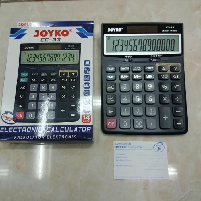 

Kalkulator Besar Joyko Cc-33 14 Digit