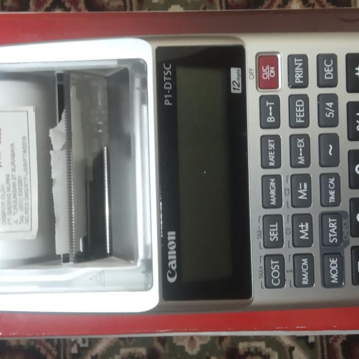 

CANON KALKULATOR PRINT MASIH MULUS