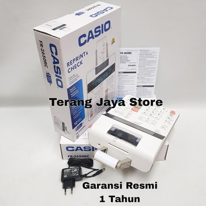 

KALKULATOR CASIO FR-2650RC PRINTING CALCULATOR CASIO FR2650RC KALKULATOR KASIR PRINTING STRUK CASIO