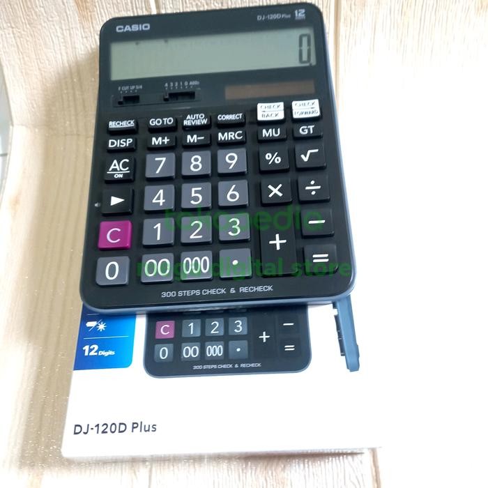 

KALKULATOR CASIO DJ 120D PLUS CALCULATOR MEJA ORIGINAL GARANSI RESMI
