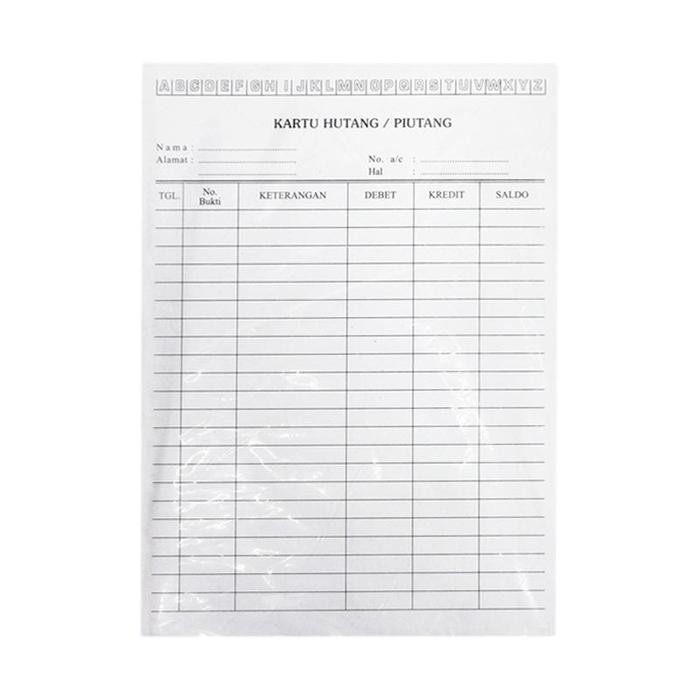

KARTU HUTANG PIUTANG BESAR