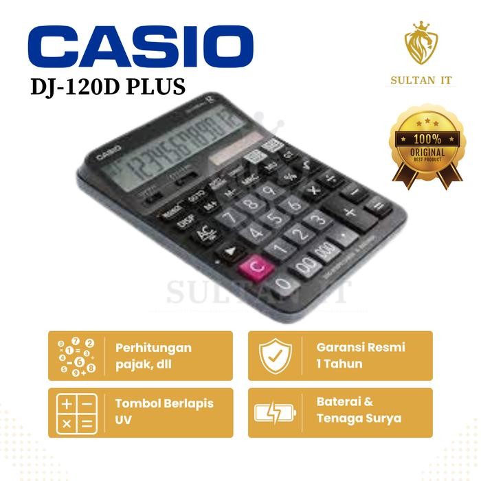 

KALKULATOR CASIO DJ 120 D PLUS CHECK CORRECT ORIGINAL