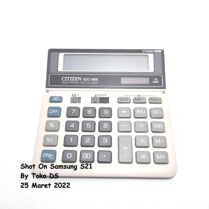 

KALKULATOR CITIZEN SDC868L - KALKULATOR PASAR KALKULATOR DAGANG 12DGT