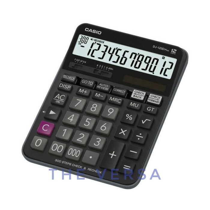

CASIO DJ120D PLUS CHECK RECHECK CALCULATOR DJ-120D PLUS ORIGINAL DJ120